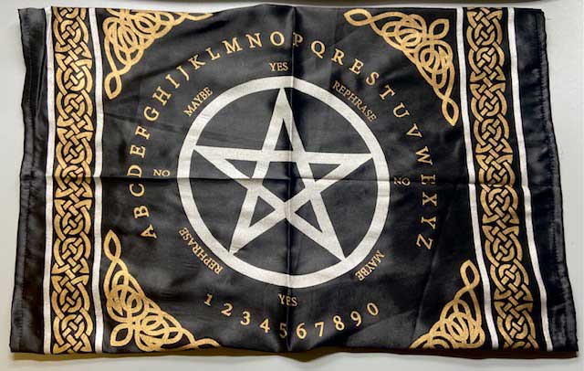 24\"x24\" Pentagram Pendulum/ Ouija altar cloth