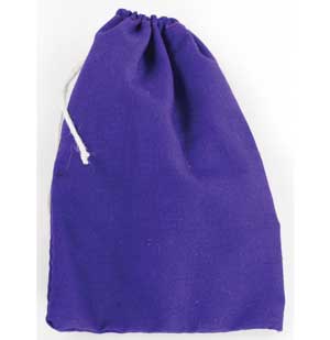 Purple Cotton Bag 3\" x 4\"