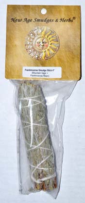 4\" Sage & Frankincense smudge stick