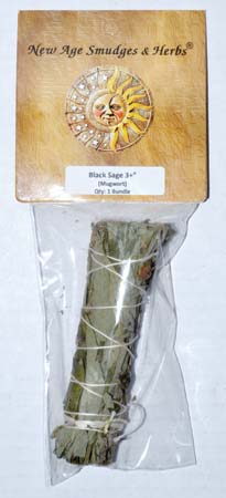 Black Sage smudge 4\"