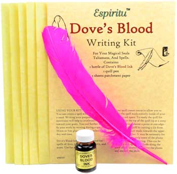 Dove\'s Blood writing kit